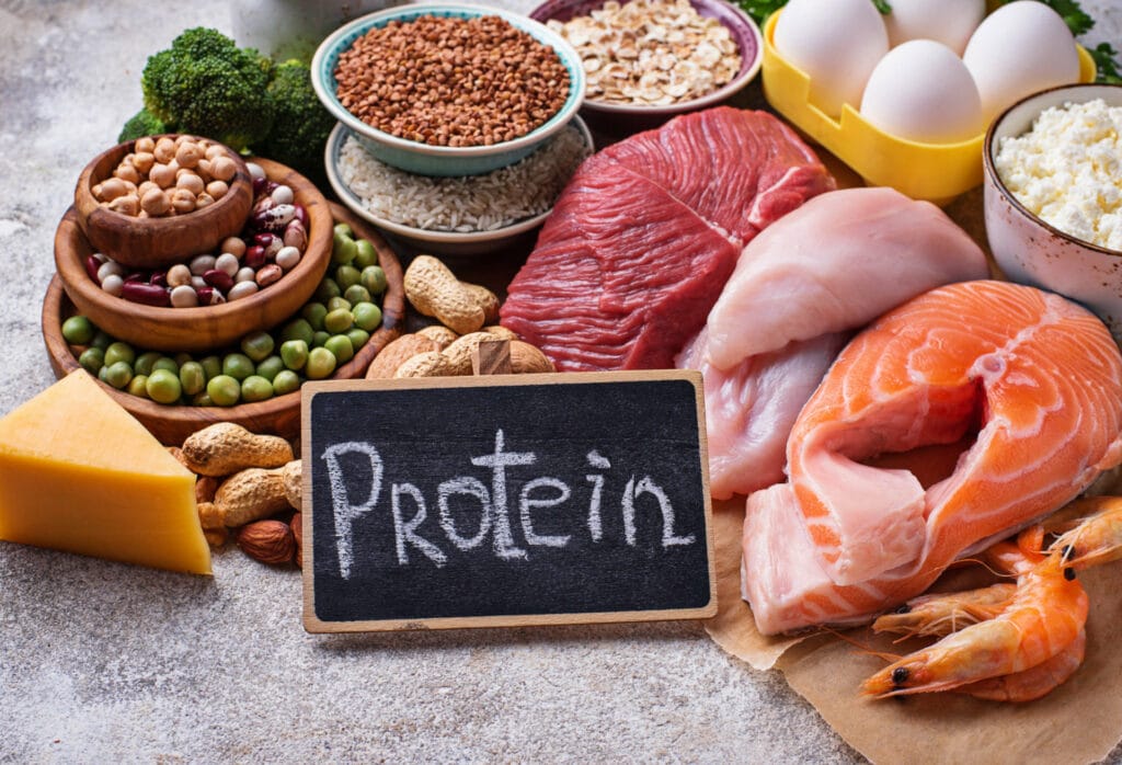 Increasing different types of protein intake for maximum gains