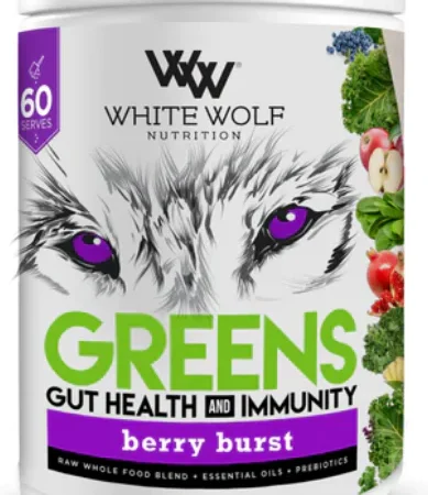 White Wolf Greens Gut Health & Immunity (300g - 150g) ON SALE!